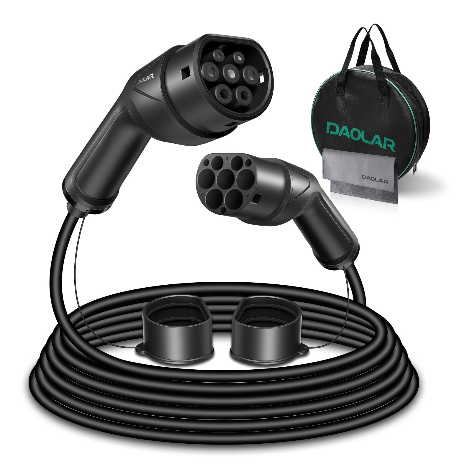 XZEV Type 2 Adapter To Schuko And Universal – Electric Vehicle Adapter For Charging Cars, Motorcycles And Scooters – Single Phase 16A (3.6kW) – IP46