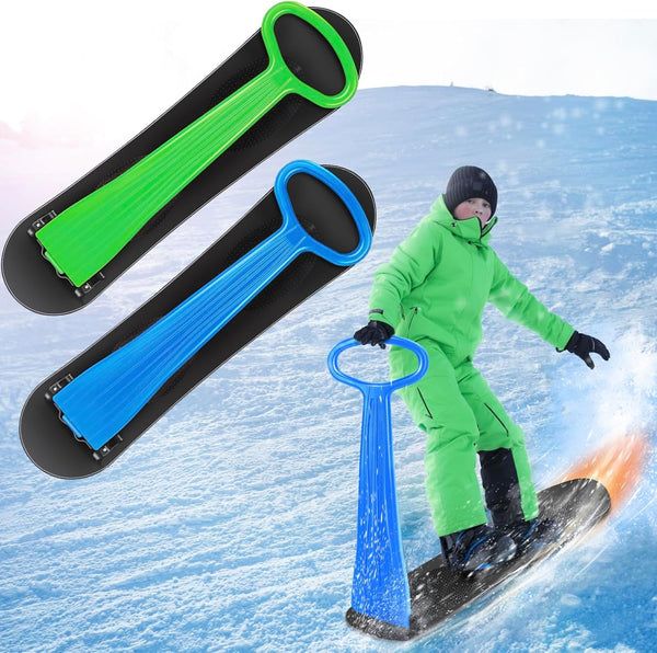 Daolar Faltbarer Schneescooter mit Lenker, Snow Skate für Outdoor-Sportarten für Kinder/Teenager